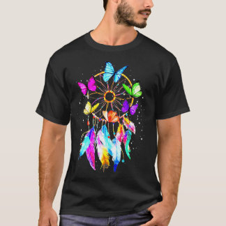 Butterfly Dream Catcher Butterfly Lover Gift T-Shirt