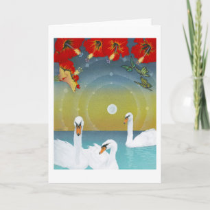 Butterfly Dream IV (Magical Moonset) Card