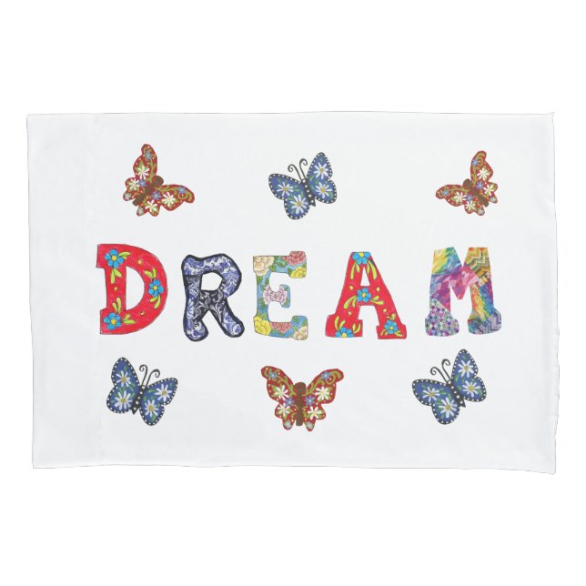 Butterfly Dream Pillowcase (Front)