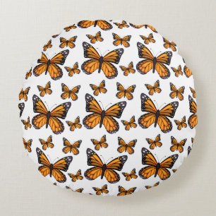 Butterfly Dream Round Pillow