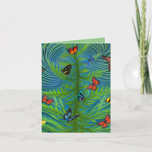 Butterfly Dream Summer Garden Card
