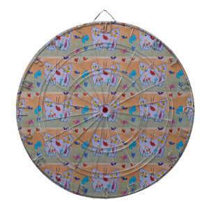 Butterfly Dreaming Dartboard