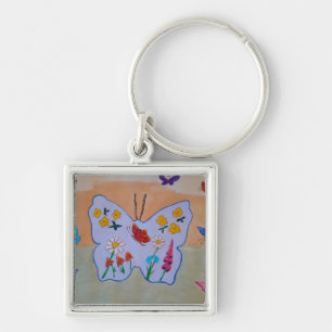 Butterfly Dreaming Keychain