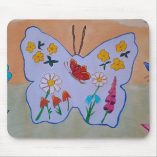 Butterfly Dreaming Mouse Pad