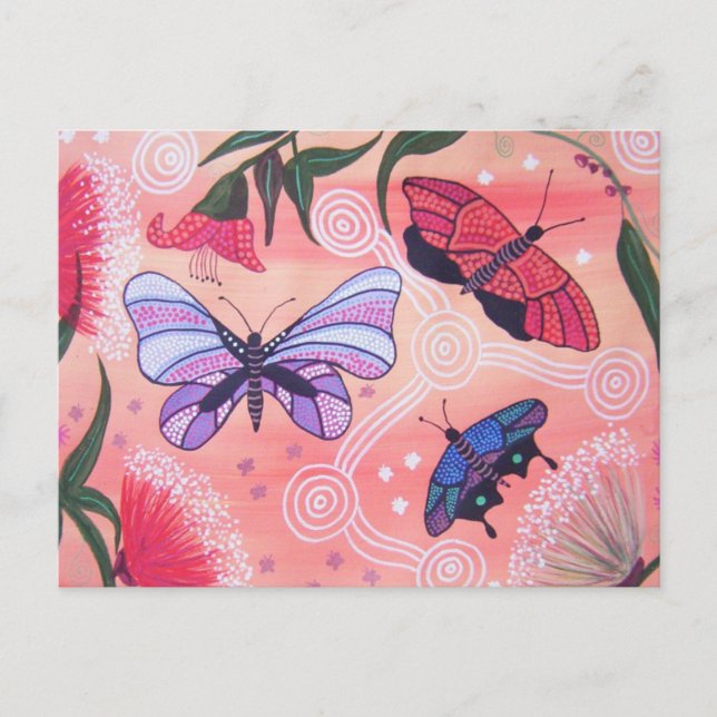 Butterfly Dreaming Postcard (Front)