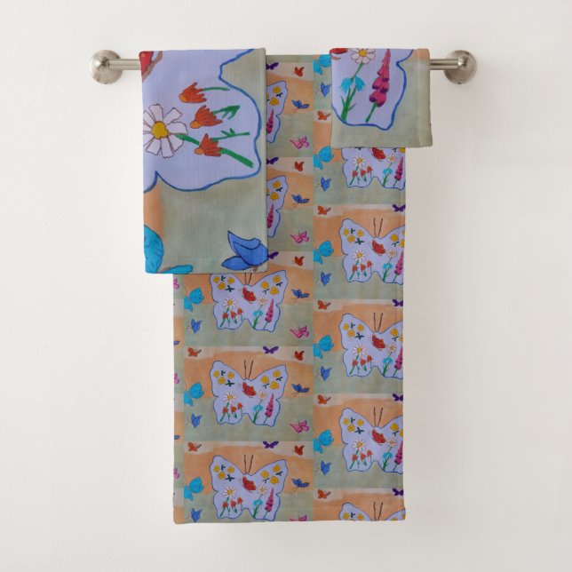 Butterfly Dreaming Towel Set (Insitu)