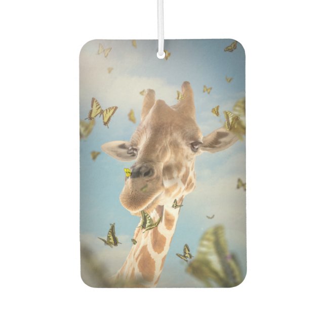 Butterfly Dreams Giraffe Air Freshener (Front)