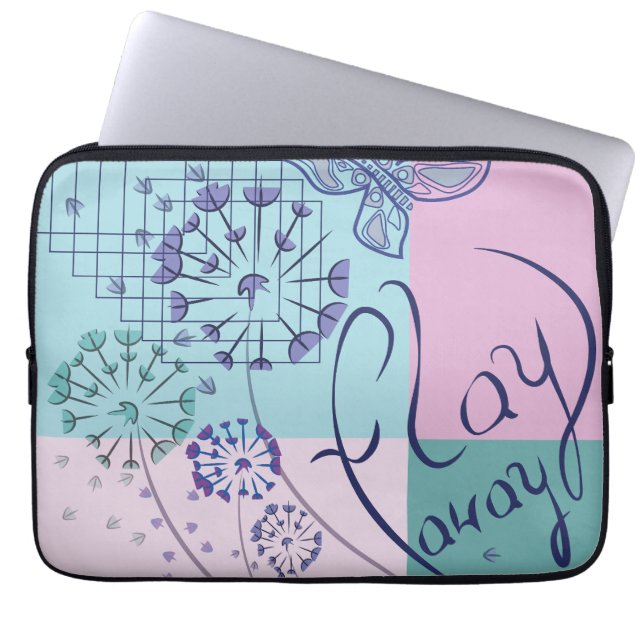 Butterfly Dreams Laptop Sleeve (Front)
