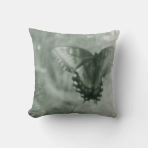 Butterfly Dreams - Lichen Throw Pillow