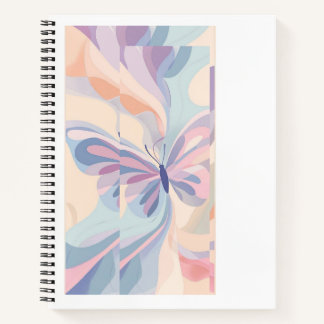Butterfly Dreams Notebook – Soft Pastel Cover, Lin
