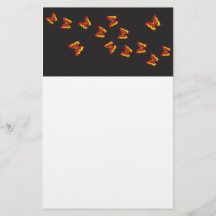 Butterfly Dreams Pattern Stationery