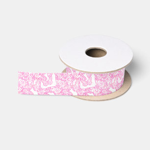 Butterfly Dreams (Pink) Satin Ribbon