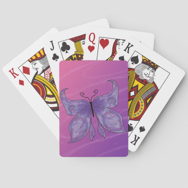 Butterfly Dreams Playing Cards (Back)