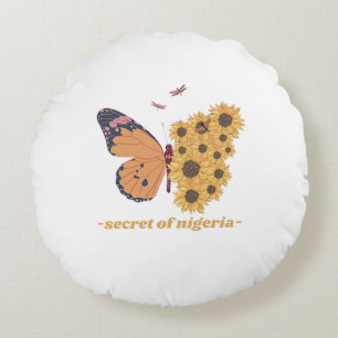 "Butterfly Dreams" Round Pillow