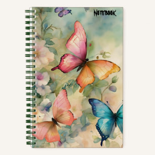 Butterfly Dreams Spiral Notebook