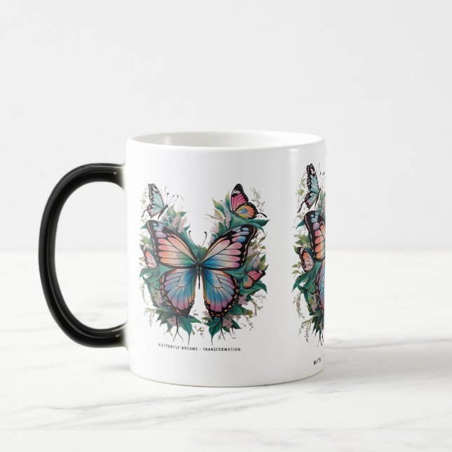 Butterfly Dreams – Transformation | Colour Morphin Magic Mug (Left)