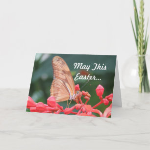 Butterfly Easter Greeting Holiday Card