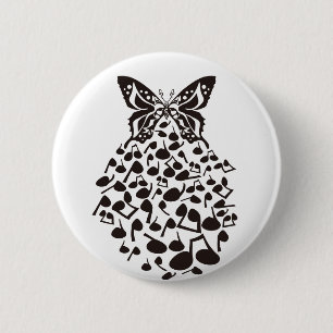 Butterfly_Effect 2 Inch Round Button