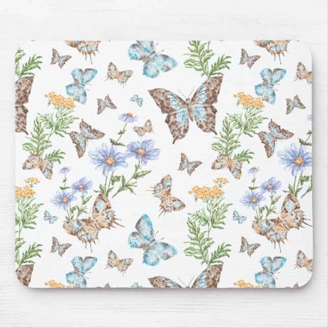 Butterfly Effect Art Mouse Pad (Front)