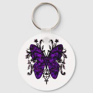 Butterfly Effect (purple) Keychain