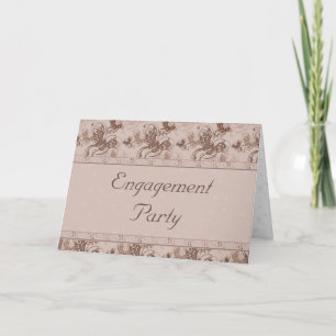 Butterfly Engagement Party Invitation