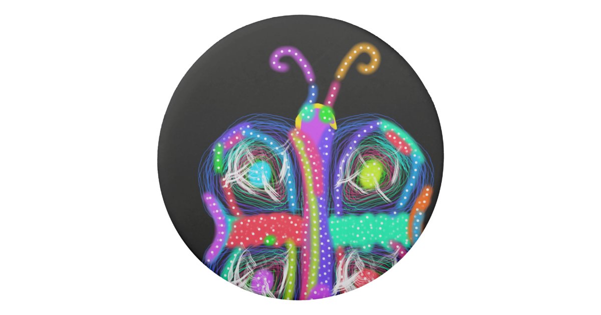 Butterfly erase rubber eraser Zazzle.ca