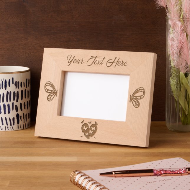 Butterfly  etched frames (Left)