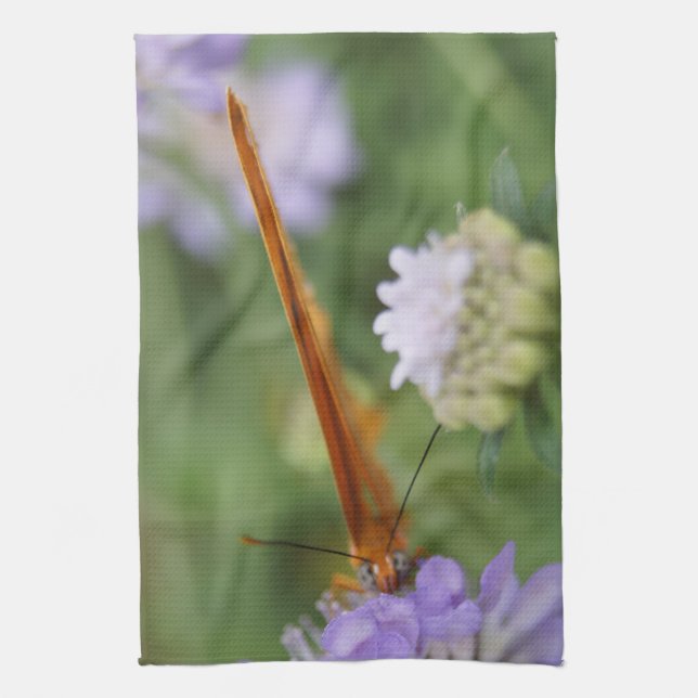 Butterfly Eyes! Kitchen Towel (Vertical)