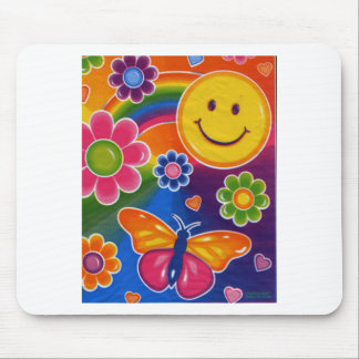 Butterfly Face Mouse Pad