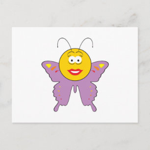 Butterfly Face Postcard