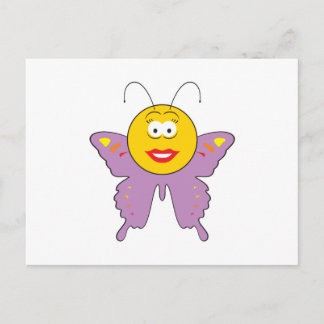 Butterfly Face Postcard