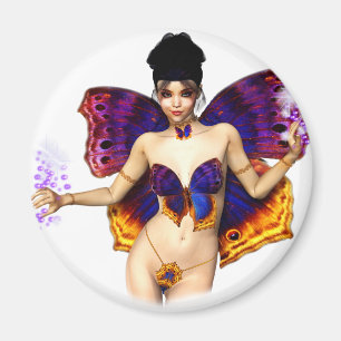 Butterfly Fae Fridge Magnet