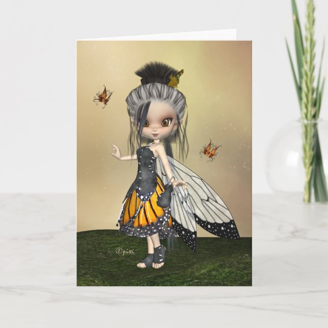 "Butterfly Fae" Greeting Card (Front)