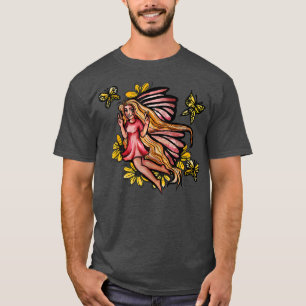 Butterfly Fairies Peace Out Fairy Peaceful T-Shirt