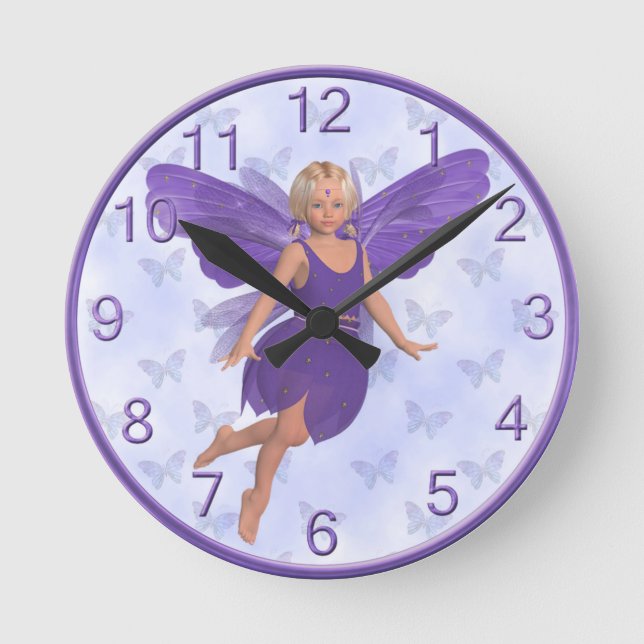 Butterfly Fairy Clock (Front)