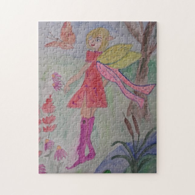 Butterfly Fairy Jigsaw Puzzle (Vertical)