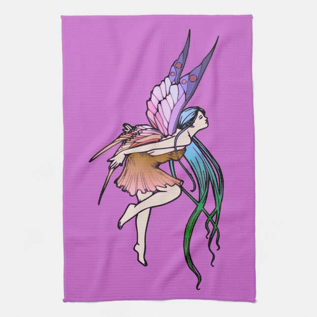 Butterfly Fairy Kitchen Towel (Vertical)