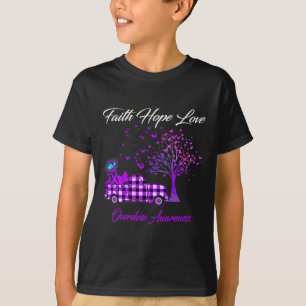 Butterfly Faith Hope Love Overdose Awareness 1 T-Shirt