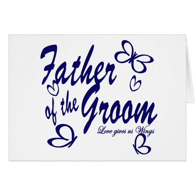 Butterfly/Father of the Groom (Front Horizontal)