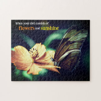 Butterfly feeding on flower jigsaw puzzle