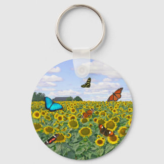 Butterfly Fields Forever Keychain