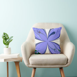 "Butterfly Fix" (16") Throw Pillow