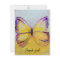 Butterfly Flat Note Thank You Card