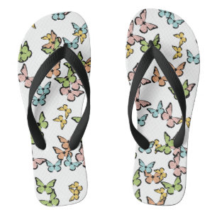 Butterfly Flip Flops