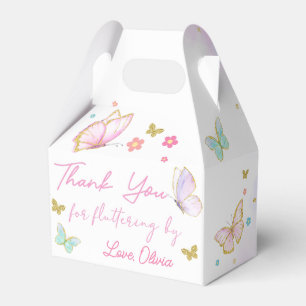 Butterfly Floral Birthday Favour Box