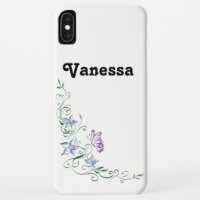 Butterfly & Floral Border Design -