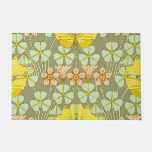 Butterfly Floral Botanical Colourful Doormat