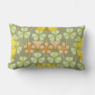 Butterfly Floral Botanical Colourful Lumbar Pillow