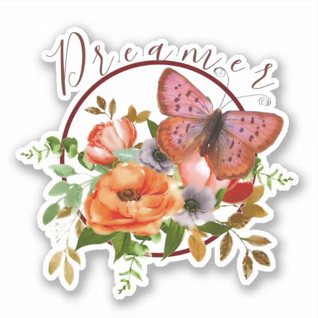 Butterfly floral custom (Front)