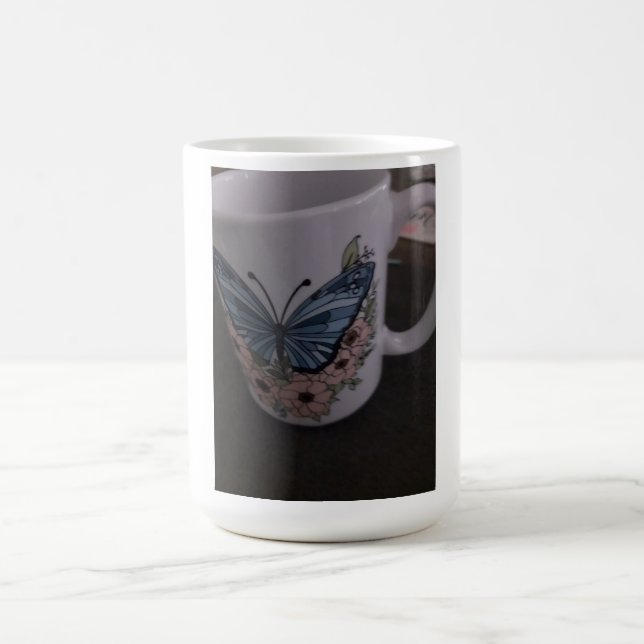 butterfly floral mug (Center)